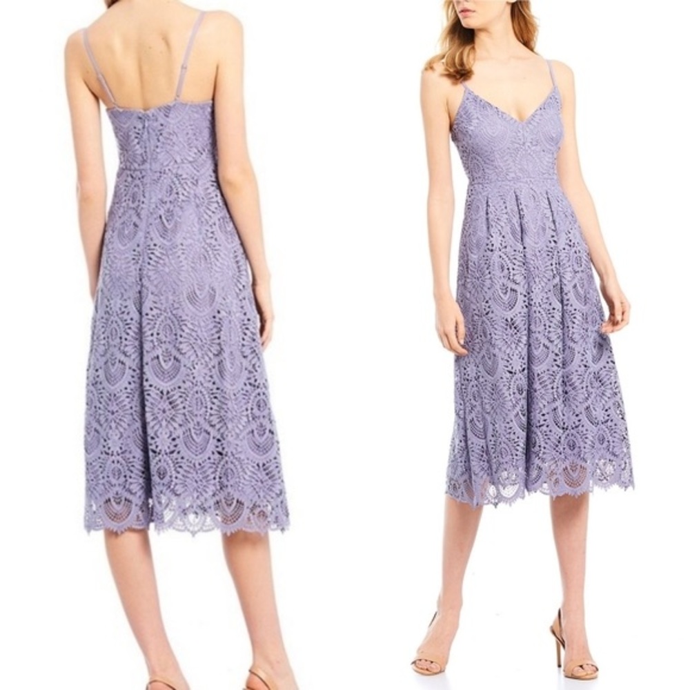 Lilac Midi Dress